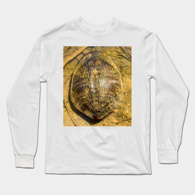 Turtle - Magpie Springs - Adelaide Hills  - Fleurieu Peninsula - by South Australian artist Avril Thomas Long Sleeve T-Shirt by MagpieSprings